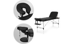 Aluminum massage and rehabilitation table, 3-segment, foldable into a suitcase + ModernHome bag