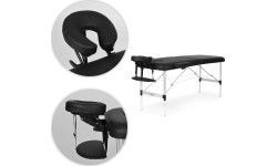 Aluminum massage and rehabilitation table 2-segment folding case + bag ModernHome