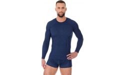 Brubeck Termo Marškinėliai Vyrams Active Wool Black