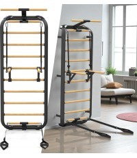 Wall Bars inSPORTline Wootkit 220 x 86 cm - Black