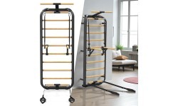 Gimnastikos sienelė inSPORTline Wootkit 220 x 86 cm - Juoda