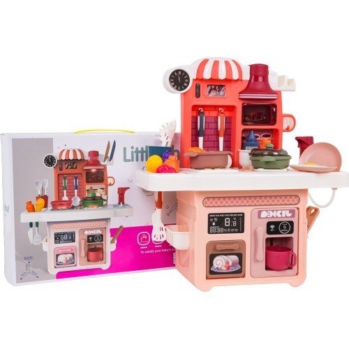 Kitchen with Light and Sound Function Pink