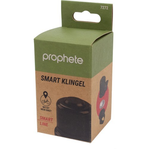 Велосипедный звонок Prophete Smart Klingel со встроенным трекером Smart Tag (для устройств iOS)