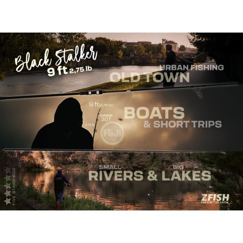 Удилище ZFISH Black Stalker 9ft/2,75lb