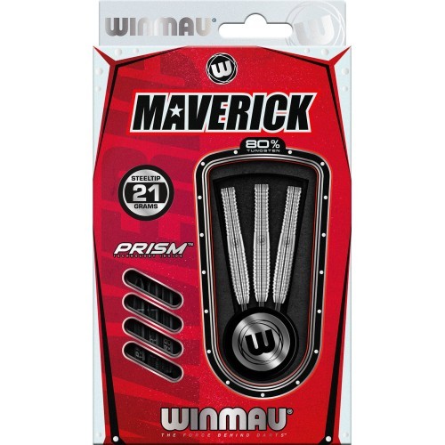Дротики Winmau Maverick, 80% вольфрам, стальные наконечники, 21G