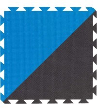 Напольное покрытие Yate, 43x43x1,0 см, чёрный/синий