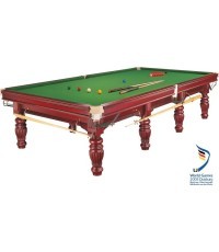 Snukerio stalas Dynamic Prince II Steelblock, raudonmedžio, 12 pėdų