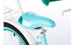 Dviratis Karbon Kitty 16 turquoise-white