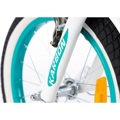 Karbon Kitty 16 bike turquoise-white