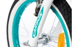Dviratis Karbon Kitty 16 turquoise-white