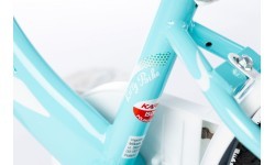 Dviratis Karbon Kitty 16 turquoise-white