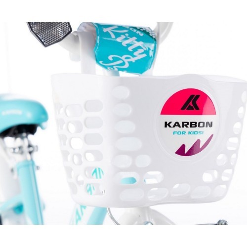 Karbon Kitty 16 bike turquoise-white