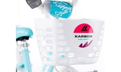 Dviratis Karbon Kitty 16 turquoise-white