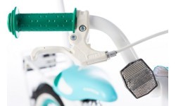 Dviratis Karbon Kitty 16 turquoise-white