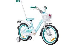 Dviratis Karbon Kitty 16 turquoise-white