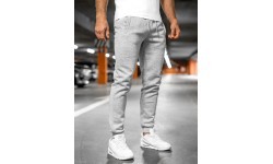 Мужские брюки J.Style серые 68XW01-2