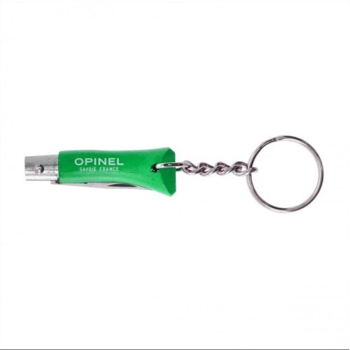 Нож-брелок Opinel Colorama 02 inox, зелёный