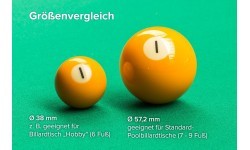 Pool Ball Set Dynamic Billiard Classic A-quality, 38mm