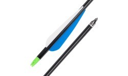 Aluminum Arrows w/ Screw-In Tips inSPORTline Aluson 30”, 10pcs, Blue-White