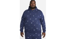 Мужская толстовка Nike Club+ BB PO Hoodie Fleece, синяя FB7434 410