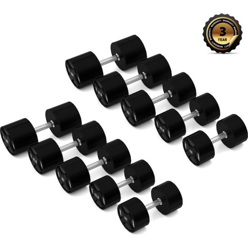 HPC SET SET OF POLYURETHANE Dumbbells 2 x 40 - 50 KG CPU (450 KG) HMS