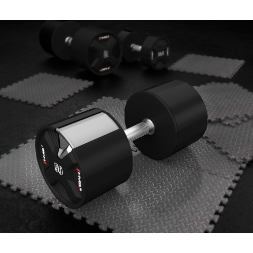 HPC SET SET OF POLYURETHANE Dumbbells 2 x 40 - 50 KG CPU (450 KG) HMS