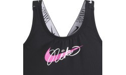 Nike Maudymosi Kostiumėlis Mergaitėms Nk G Lgo Tape Crossback Black NESSE726 001