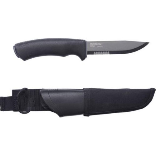 Taktinis peilis Morakniv Tactical SRT, nerūdijantis plienas, juodas