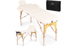 Wooden massage and rehabilitation table, 3-segment, foldable into a suitcase + bag ModernHome