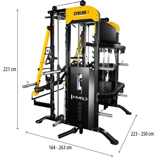 CYKLON X MULTIFUNCTIONAL SMITH MACHINE WITH EQUIPMENT HMS