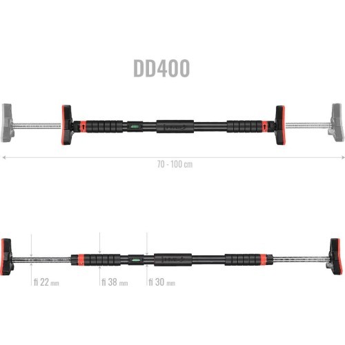 Durų gimnastikos skersinis DD400 65-100 cm HMS