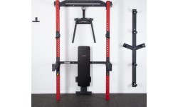 KLT22 MULTIFUNCTIONAL FOLDING POWER RACK RED HMS