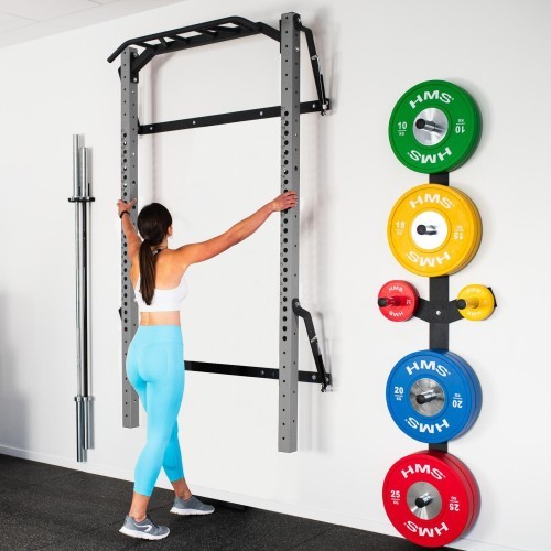 KLT23 FOLDING POWER RACK SILVER HMS
