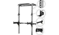 KLT23 FOLDING POWER RACK SILVER HMS