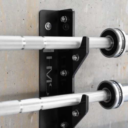 STR46 WALL MOUNTED OLIMPIC BARBELL RACK COMMERCIAL HMS