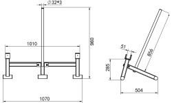 STR44 DEADLIFT BARBELL JACK COMMERCIAL HMS
