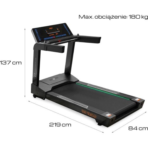 Полукоммерческая электрическая беговая дорожка BE1862 HMS Premium