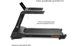 BE1862 ELECTRIC TREADMILL SEMI COMERCIAL HMS PREMIUM