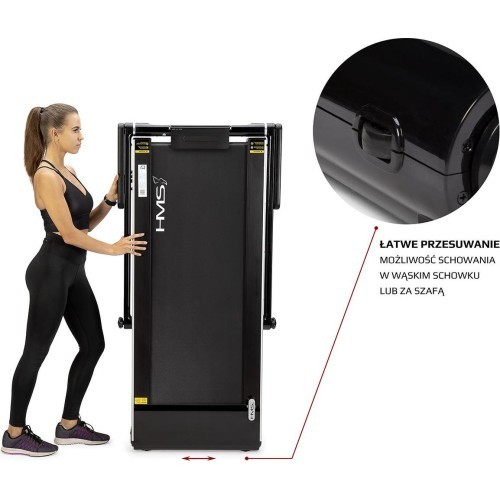 LOOP12 BLACK ELECTRIC TREADMILL HMS
