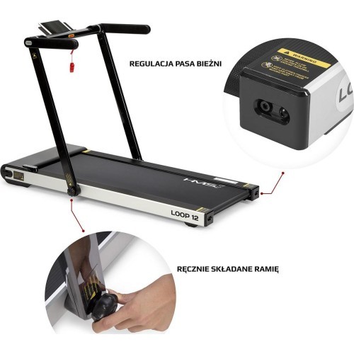 LOOP12 BLACK ELECTRIC TREADMILL HMS