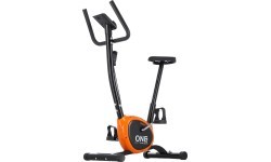 Treniruoklis-dviratis One Fitness Rw3011, juodai oranžinis