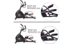 H1802 MAGNETIC ELLIPTICAL TRAINER SEMI COMMERCIAL HMS PREMIUM