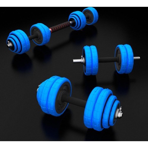 Hantelių ir štangos rinkinys HMS SGG30BAR 30 kg