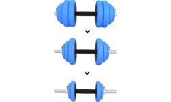 SGG30BAR DUMBBELL-BARBELL SET 30KG HMS