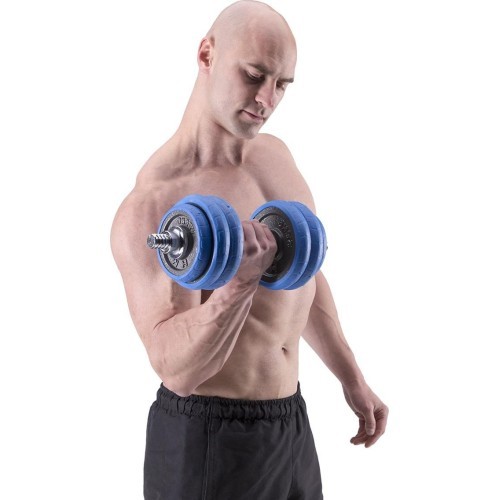 Hantelių ir štangos rinkinys HMS SGG30BAR 30 kg