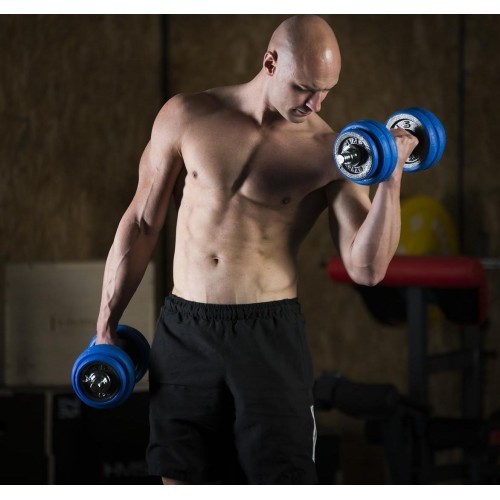 Hantelių ir štangos rinkinys HMS SGG30BAR 30 kg