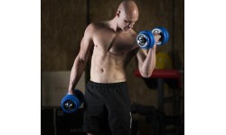 Hantelių ir štangos rinkinys HMS SGG30BAR 30 kg