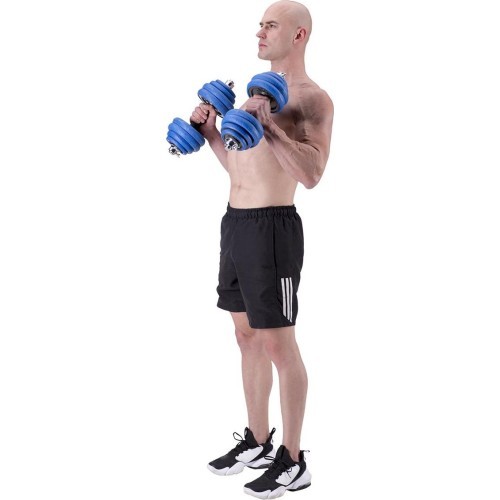 Hantelių ir štangos rinkinys HMS SGG30BAR 30 kg