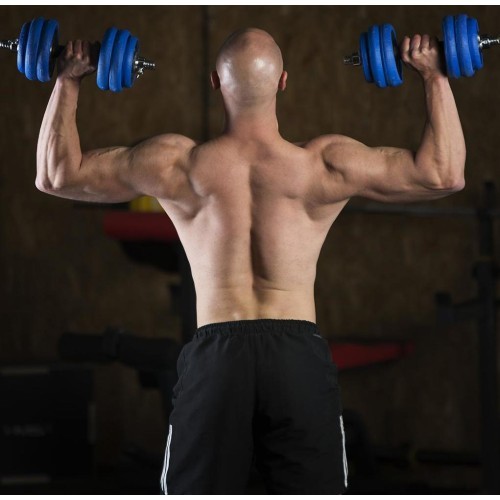 Hantelių ir štangos rinkinys HMS SGG30BAR 30 kg