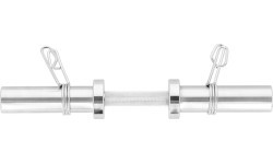 GOP050 (+SPRING CLIPS) OLYMPIC SHORT BAR 5KG 50CM HMS